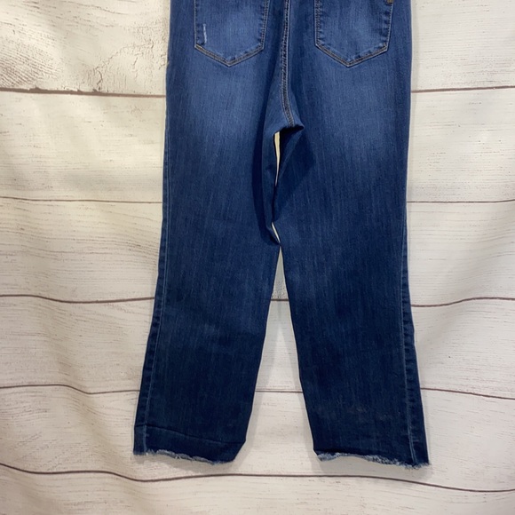 1822 brand maternity jeans boyfriend fit distressed full panel distressed 30” - Picture 9 of 11